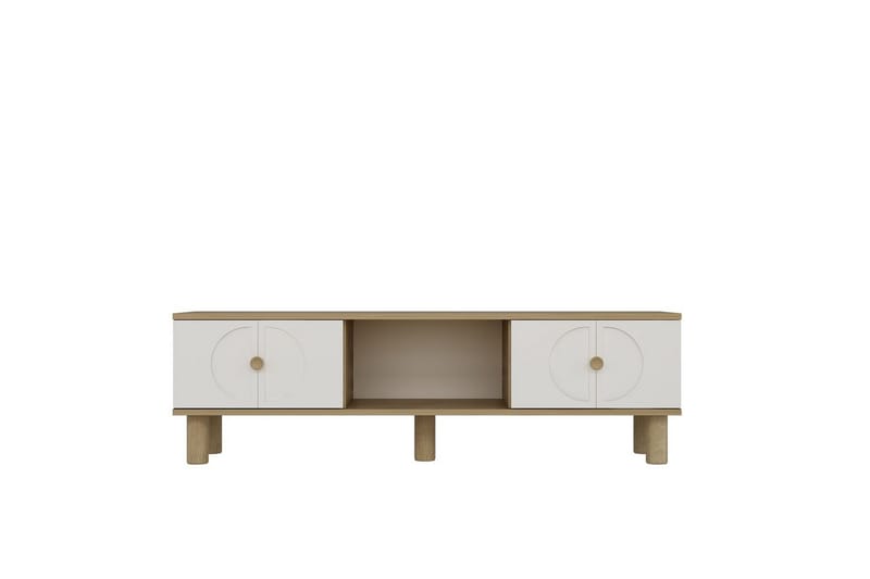 Inci Tv-bänk 150 cm - Vit/Multifärgad - Möbler - TV- & Mediamöbler - TV bänk & mediabänk