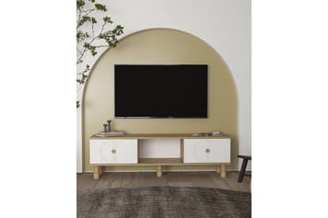 Inci Tv-bänk 150 cm - Vit/Multifärgad - Möbler - TV- & Mediamöbler - TV bänk & mediabänk