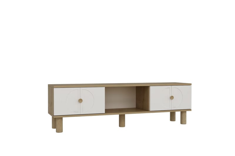 Inci Tv-bänk 150 cm - Vit/Multifärgad - Möbler - TV- & Mediamöbler - TV bänk & mediabänk