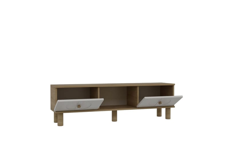 Inci Tv-bänk 150 cm - Vit/Multifärgad - Möbler - TV- & Mediamöbler - TV bänk & mediabänk
