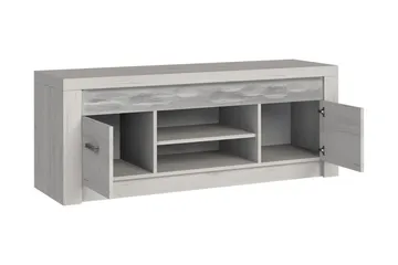 Indianapolis TV-bänk 137x42x53 cm - Vit Led-Belysning - Möbler - TV- & Mediamöbler - TV bänk & mediabänk
