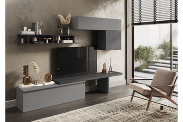 Infinity Tv-möbelset 280x40 cm - Grå - Möbler - TV- & Mediamöbler - TV-möbelset