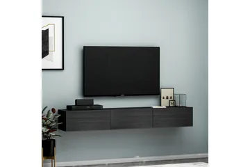 Interlaken Tv-bänk 180 cm - Svart - Möbler - TV- & Mediamöbler - TV bänk & mediabänk