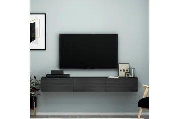 Interlaken Tv-bänk 180 cm - Svart - Möbler - TV- & Mediamöbler - TV bänk & mediabänk