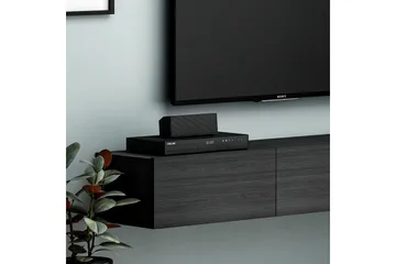 Interlaken Tv-bänk 180 cm - Svart - Möbler - TV- & Mediamöbler - TV bänk & mediabänk