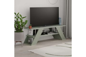Janesh Tv-bänk 120 cm - Olivgrön/Vit - Möbler - TV- & Mediamöbler - TV bänk & mediabänk