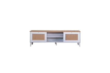 Jatinder Tv-bänk 55 cm - Natur/Vit - Möbler - TV- & Mediamöbler - TV bänk & mediabänk