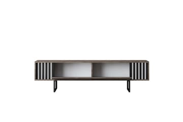 Jeval Tv-bänk 180 cm - Ljusbrun/Svart - Möbler - TV- & Mediamöbler - TV bänk & mediabänk
