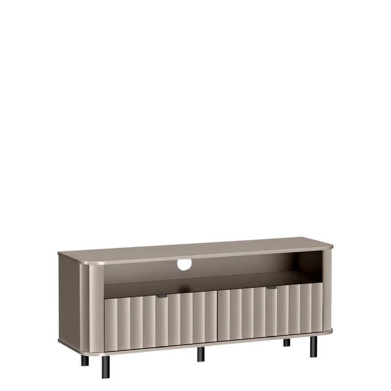 Joriel Tv-bänk 137 cm, Beige|svart