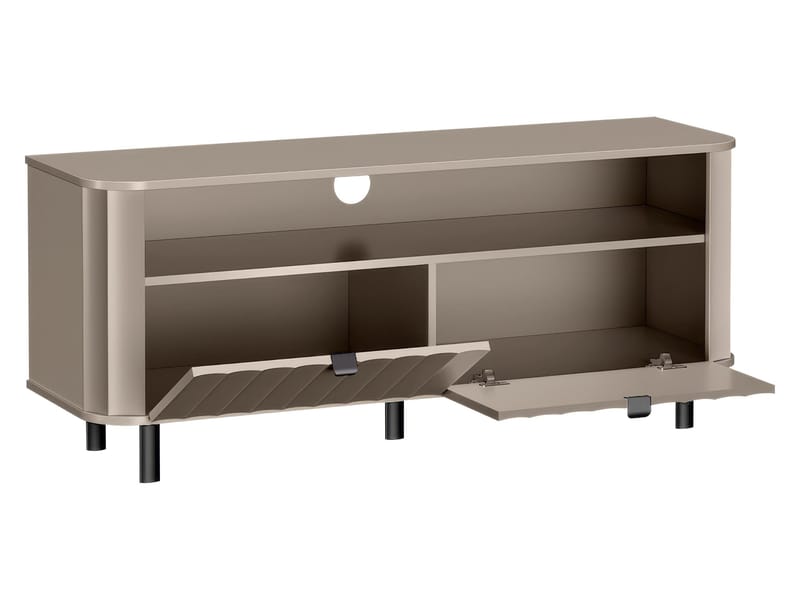Joriel Tv-bänk 137 cm - Beige|svart - Möbler - TV- & Mediamöbler - TV bänk & mediabänk