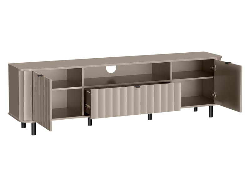 Joriel Tv-bänk 196 cm - Vit|svart - Möbler - TV- & Mediamöbler - TV bänk & mediabänk