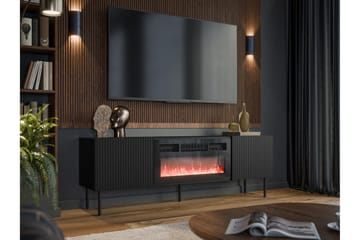 Kamta Tv-bänk 180 cm - Svart - Möbler - TV- & Mediamöbler - TV bänk & mediabänk