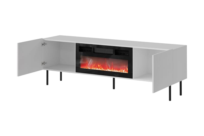 Kamta Tv-bänk 180 cm - Svart - Möbler - TV- & Mediamöbler - TV bänk & mediabänk