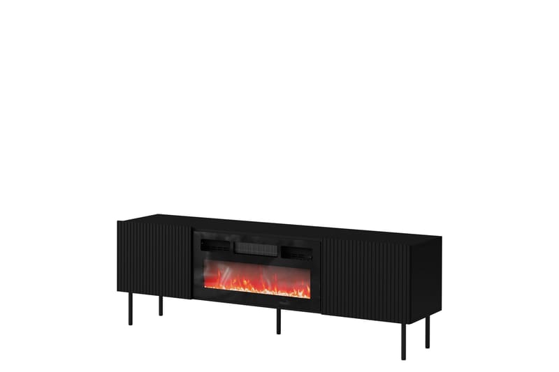 Kamta Tv-bänk 180 cm - Svart - Möbler - TV- & Mediamöbler - TV bänk & mediabänk