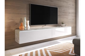 Kanak Tv-bänk 180 cm - Grå/Vit - Möbler - TV- & Mediamöbler - TV bänk & mediab änk