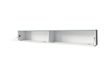 Kanak Tv-bänk 180 cm - Mörkgrå/Vit - Möbler - TV- & Mediamöbler - TV bänk & mediabänk