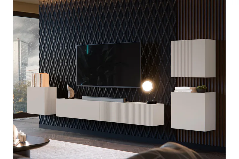 Kangana Tv-möbelset - Beige - Möbler - TV- & Mediamöbler - TV-möbelset