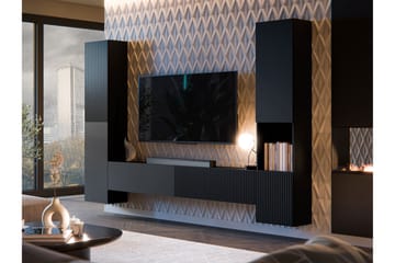 Kangana Tv-möbelset - Svart - Möbler - TV- & Mediamöbler - TV-möbelset