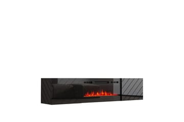 Kanki Tv-bänk 183 cm - Svart - Möbler - TV- & Mediamöbler - TV bänk & mediabänk