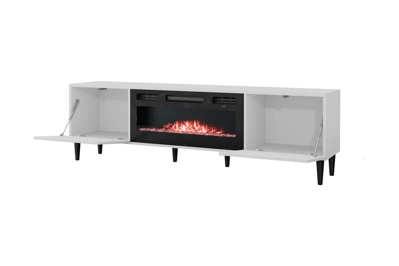 Kannu Tv-bänk 181 cm - Vit - Möbler - TV- & Mediamöbler - TV bänk & mediabänk