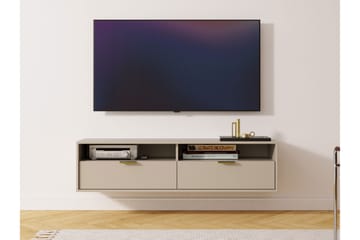 Kanon Tv-bänk 140 cm - Beige - Möbler - TV- & Mediamöbler - TV bänk & mediabänk