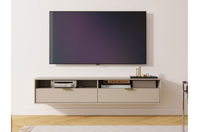 Kanon Tv-bänk 175 cm - Beige - Möbler - TV- & Mediamöbler - TV bänk & mediabänk