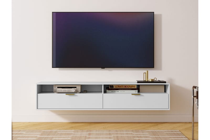 Kanon Tv-bänk 175 cm - Vit - Möbler - TV- & Mediamöbler - TV bänk & mediabänk