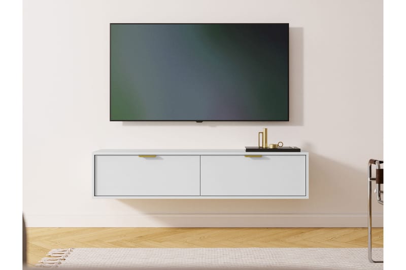 Kanta Tv-bänk 140 cm - Vit - Möbler - TV- & Mediamöbler - TV bänk & mediabänk