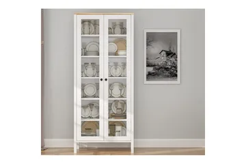 Kelric Bokhylla 83 cm - Natur/Vit - Förvaring - Hylla - Bokhylla