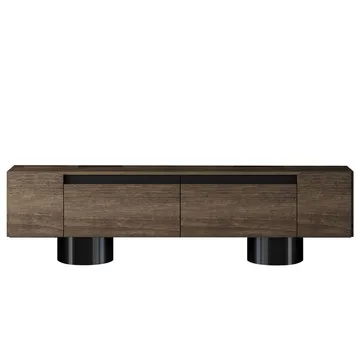 Kumail Tv-bänk 180 cm - Brun/Svart - Möbler - TV- & Mediamöbler - TV bänk & mediabänk