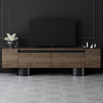 Kumail Tv-bänk 180 cm - Brun/Svart - Möbler - TV- & Mediamöbler - TV bänk & mediabänk