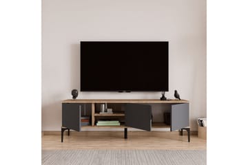 Kunar Tv-bänk 180 cm - Antracit - Möbler - TV- & Mediamöbler - TV bänk & mediabänk