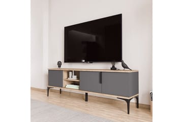 Kunar Tv-bänk 180 cm - Antracit - Möbler - TV- & Mediamöbler - TV bänk & mediabänk