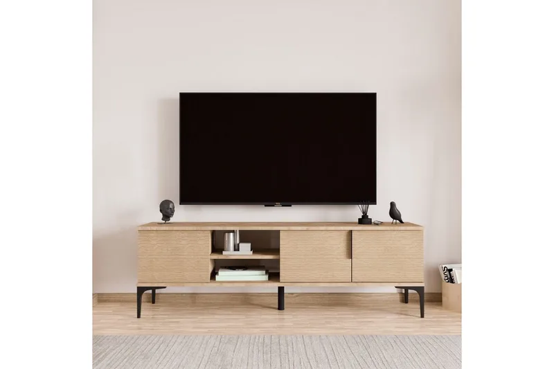 Kunar Tv-bänk 180 cm, Natur