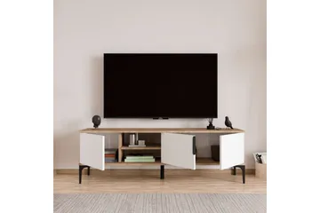 Kunar Tv-bänk 180 cm - Vit - Möbler - TV- & Mediamöbler - TV bänk & mediabänk