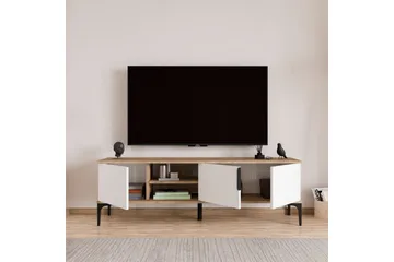 Kunar Tv-bänk 180 cm - Vit - Möbler - TV- & Mediamöbler - TV bänk & mediabänk