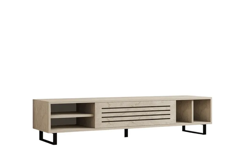 Lamal Tv-bänk 160 cm - Beige - Möbler - TV- & Mediamöbler - TV bänk & mediabänk