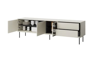 Levisa Tv-bänk 194x41 cm - Cashmere - Möbler - TV- & Mediamöbler - TV bänk & mediabänk