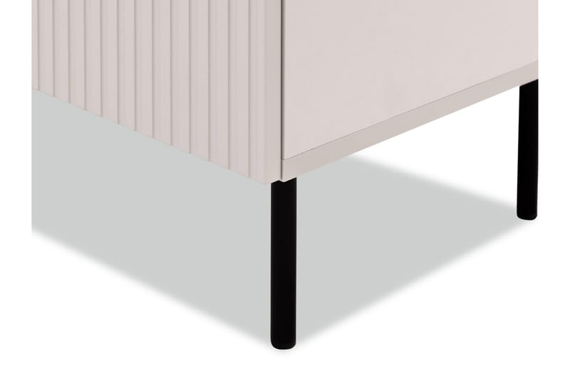 Lionel Golvstående TV Bänk 181 cm med Förvaring i Målat Trä - Beige - Möbler - TV- & Mediamöbler - TV bänk & mediabänk
