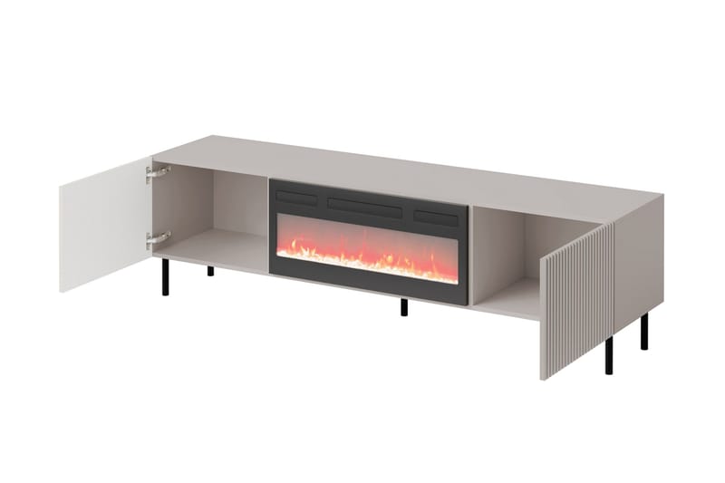 Lionel Tv-bänk 181 cm - Beige - Möbler - TV- & Mediamöbler - TV bänk & mediabänk