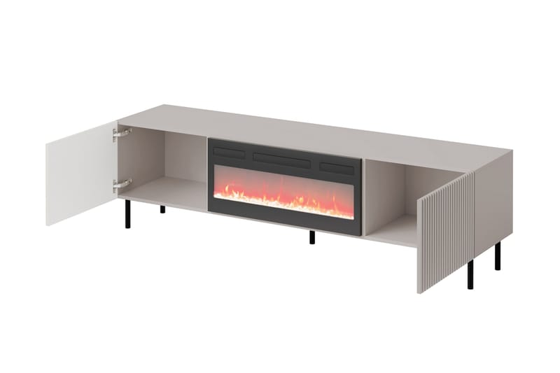 Lionel Tv-bänk 181 cm - Beige - Möbler - TV- & Mediamöbler - TV bänk & mediabänk