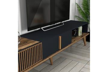 Lissione Tv-bänk 180 cm - Valnöt/Antracit - Möbler - TV- & Mediamöbler - TV bänk & mediabänk