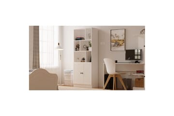 Lorven Bokhylla 70 cm - Matt Vit - Förvaring - Hylla - Bokhylla