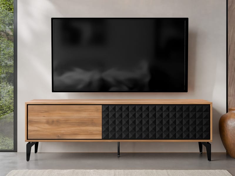 Lorvenn Tv-bänk 190 cm - Brun/Svart - Möbler - TV- & Mediamöbler - TV bänk & mediabänk