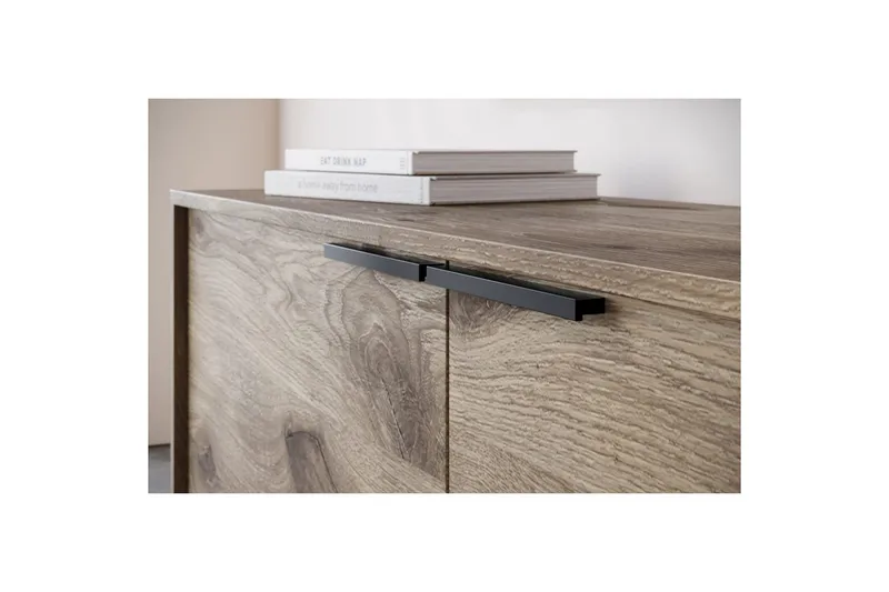 Lowboard Alberto 150x38x50 cm, Ek - 150x38x50 cm, Ek - Möbler - TV- & Mediamöbler - TV bänk & mediabänk