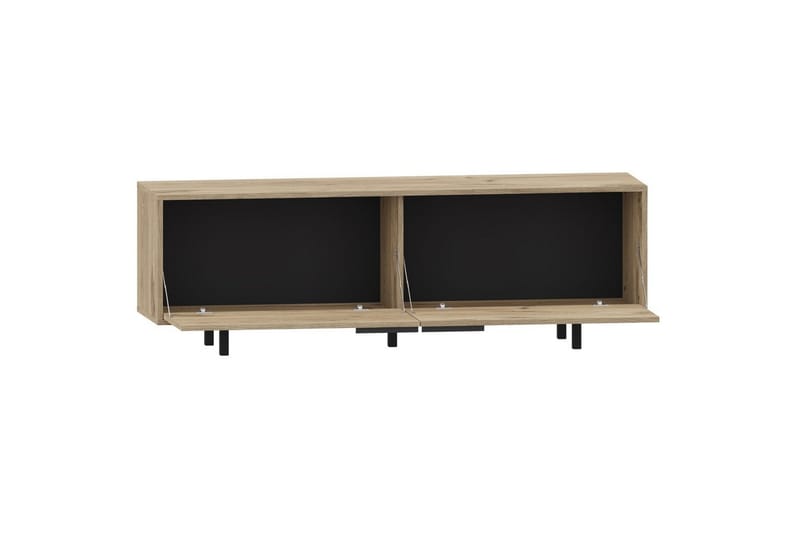 Lowboard Alberto 150x38x50 cm, Ek - 150x38x50 cm, Ek - Möbler - TV- & Mediamöbler - TV bänk & mediabänk