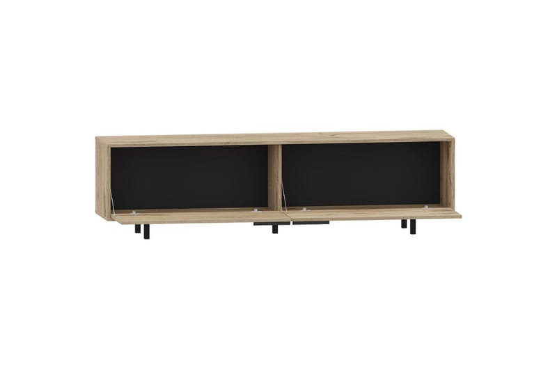Lowboard Alberto 180x38x50 cm, Ek - 180x38x50 cm, Ek - Möbler - TV- & Mediamöbler - TV bänk & mediabänk