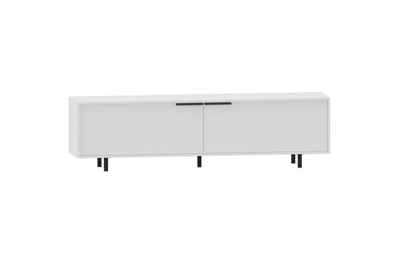 Lowboard Alberto 180x38x50 cm, Vit - 180x38x50 cm, Vit - Möbler - TV- & Mediamöbler - TV bänk & mediabänk
