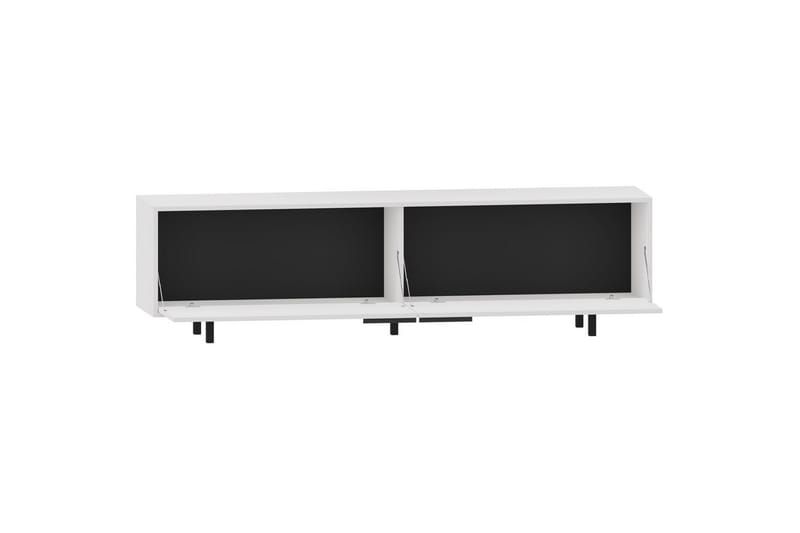 Lowboard Alberto 180x38x50 cm, Vit - 180x38x50 cm, Vit - Möbler - TV- & Mediamöbler - TV bänk & mediabänk