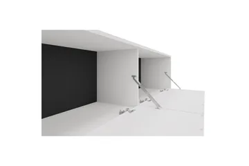 Lowboard Alberto 180x38x50 cm, Vit - 180x38x50 cm, Vit - Möbler - TV- & Mediamöbler - TV bänk & mediabänk